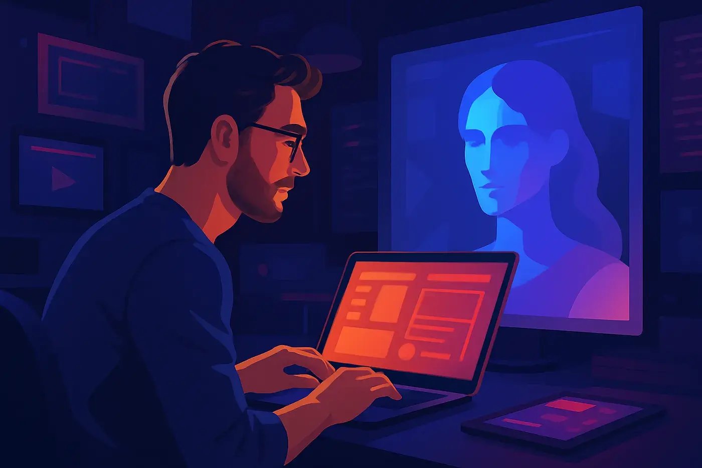 AI-driven tools such as Adobe Sensei, Canva’s Magic Design, and Figma’s recent AI features automate repetitive tasks, accelerate prototyping, and enhance idea generation. But can AI replace the nuanced understanding and emotional intelligence a human designer brings?